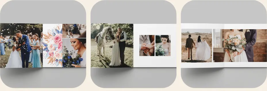 свадебные фотокниги в твердой обложке
